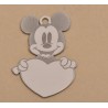 E0147-G-Charm Mickey Mouse inimioara 15x10.5mm 1 buc