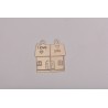 E0031-G-PERECHE charm-uri casuta 20x20mm 0.3mm