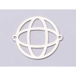 E0823-N-Link argint 925 Sfera 18,6*16MM 0.33- 1 buc