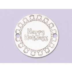 E1029-GS-Link Argint Happy Holidays 16.5mm 0.33mm E1029-GS-Link Argint Happy Holidays 16.5mm 0.33mm