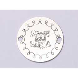 E0993-GS-Link Argint Merry and Bright 16.5mm 0.33mm E0993-GS-Link Argint Merry and Bright 16.5mm 0.33mm