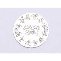 E0979-GS-Link Argint 925 Merry X-mas diametru 16.5mm, 0.33m E0979-GS-Link Argint 925 Merry X-mas diametru 16.5mm, 0.33m