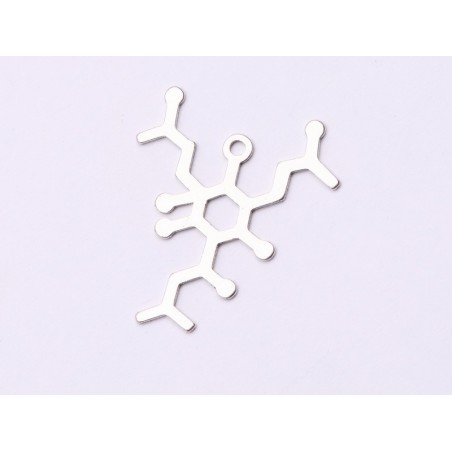 E0925-N-Pandant Formula Chimica Bere 23x19mm 0.60mm