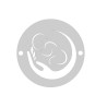 E0519 N Link din argint 925 sleeping baby 16.5mm 0.33mm 1 buc