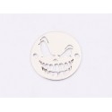 E1331-N-Link argint 925 Scary face 12mm - 1buc