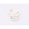 E1331-N-Link argint 925 Scary face 12mm - 1buc