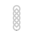 F0015 Link din argint celtic knot 30x10mm 0.33mm