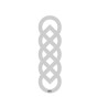 F0015 Link din argint celtic knot 30x10mm 0.33mm