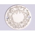 E1034-GS-Link Argint Coronita decorativa 1 buc