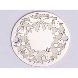 E1034-GS-Link Argint Coronita decorativa 1 buc E1034-GS-Link Argint Coronita decorativa 1 buc