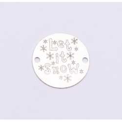 E1025-GS-Link Argint Let it Snow 16.5mm 0.33mm E1025-GS-Link Argint Let it Snow 16.5mm 0.33mm