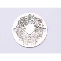 E0997-GS-Link Argint Coronita de Craciun - 1buc E0997-GS-Link Argint Coronita de Craciun - 1buc