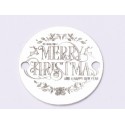 E0998-GS-Link Argint Merry Christmas (text) 1 buc