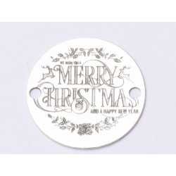 E0998-GS-Link Argint Merry Christmas (text) 1 buc E0998-GS-Link Argint Merry Christmas (text) 1 buc