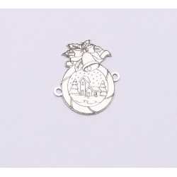 E0939-G-Link argint 925 peisaj de iarna 19.5x17.5mm 0.4mm 1buc E0939-G-Link argint 925 peisaj de iarna 19.5x17.5mm 0.4mm 1buc