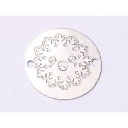 E1008-GS-Link Argint Snowflake 1 buc E1008-GS-Link Argint Snowflake 1 buc