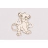 E0276-G-Link "Simba" din Argint 925 16x14x0.4mm-1 buc