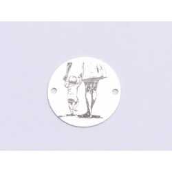 E0508-GS-Link rotund argint 925 First Steps 1 buc E0508-GS-Link rotund argint 925 First Steps 1 buc