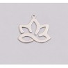 E1179-N-Charm Argint 925 Floare Lotus cu infinit 16.70x15.70mm 0.5mm