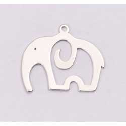E1176-N-Charm din argint 925 Elefant 18.80x15.60, 0.5mm