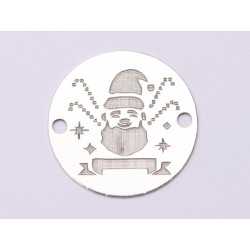 E0966-GS-Link Argint Santa - 1 buc E0966-GS-Link Argint Santa - 1 buc