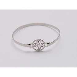 M005 N Bratara fixa din argint 925 Model 1 0.6mm grosime 1buc