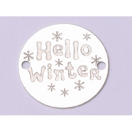 E0971-GS-Link Argint Hello Winter - 1 buc