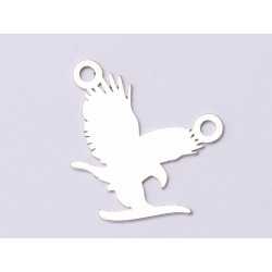 E0846 - N-Pandant decupat argint 925 Vultur 22x22.5mm 0.5mm