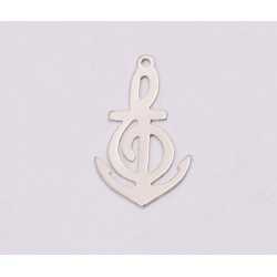 E1188-N-Pandant Cheia Sol stilizata 21.5x12mm 0.5mm