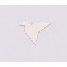 E1189-N-Pandant din argint 925 Pasare Origami 19x15mm, 0.5mm