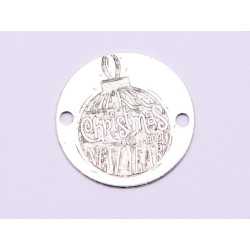 E0972-GS-Link Argint 925 Christmas Globe diametru 16.5mm, 0.33mm E0972-GS-Link Argint 925 Christmas Globe diametru 16.5mm, 0.33mm