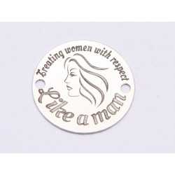 E0864-GS-Link argint 925 Respect 16.5mm 0.33mm grosime