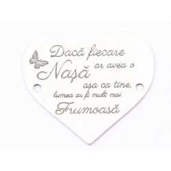 E1410 G Link inima argint 925 "Nasa ca tine" 20x18x0.3mm 1 buc E1410 G Link inima argint 925 "Nasa ca tine" 20x18x0.3mm 1 buc