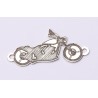 E0651-G-Link argint Motocicleta Chopper 25.50*11.50mm 0.5grosime 1 buc