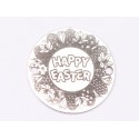 E1521 GS Link argint "Coronita Happy Easter" 16.5mm 0.3mm 1 buc