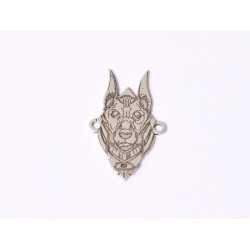 E1566 G Link argint "Cainele Faraonului" 20.5x12.5mm, 0.5mm 1 buc