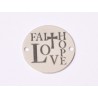 E1572 GS Link argint "Faith Love Hope" 16.5mm, 0.3mm 1 buc