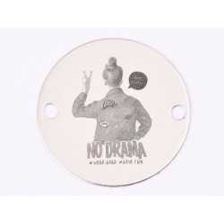 E1583 GS Banut argint "No drama" 1 buc 16.5mm, 0.3mm 1 buc