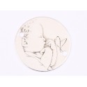 E1585 GS Banut argint "Baby&butterfly" 1 buc 16.5mm, 0.3mm 1 buc