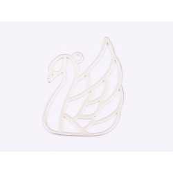 E1614 N Charm Ag 925 "Lebada" 25x20mm, 0.5mm 1 buc