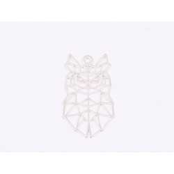 E1615 N Charm Ag 925 "Bufnita" 25x14mm, 0.5mm 1 buc