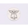 E1632 GS Banut Ag 925 "Too cute" 16.5mm, 0.3mm 1 buc