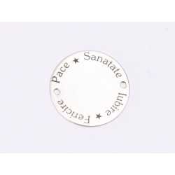 E1650 GS Link Ag 925 "Urari Botez/Mot" 16.5mm, 0.3mm 1 buc