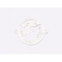 E1678 N Link Ag 925 Sirena, 16.5x20mm, 0.5mm- 1 buc