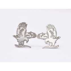 E1705 G Cercei Ag 925 Vultur 11.5x10x0.5mm 1 buc