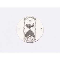 E1745 GS Link Ag 925 Clepsidra 16.5mm, 0.3mm 1 buc