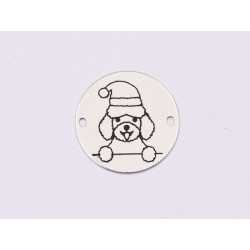 E1764 GS Link Ag 925 Christmas Dog, Bichon, 16.5mm, 0.3mm 1 buc E1764 GS Link Ag 925 Christmas Dog, Bichon, 16.5mm, 0.3mm 1 buc