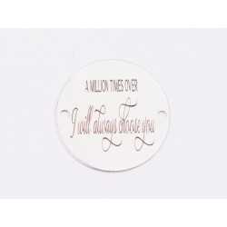 E1821 GS Link Ag 925 "A million times over...", 16.5mm, 0.3mm 1 buc