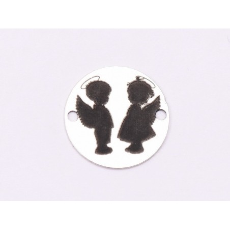 E1873 GS Link Ag 925 Angels, 12mm - 1 buc