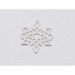 E1901 N Link Ag 925 Fulg de nea , 13.5x14mm, 0.5mm - 1 buc E1901 N Link Ag 925 Fulg de nea , 13.5x14mm, 0.5mm - 1 buc